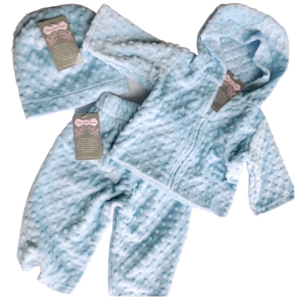 NWT: Bebe Bella Designs 🔵Luxe Hoodie/Pants sent